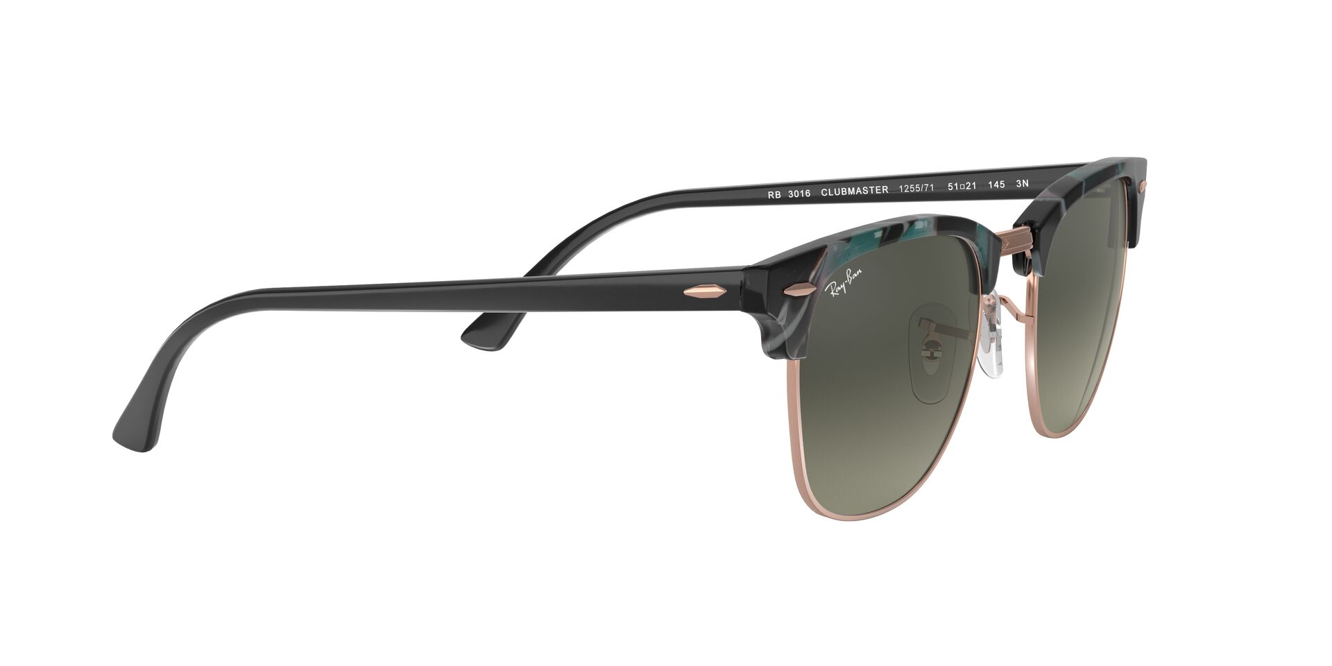 RAY-BAN RB3016 CLUBMASTER 125571 49