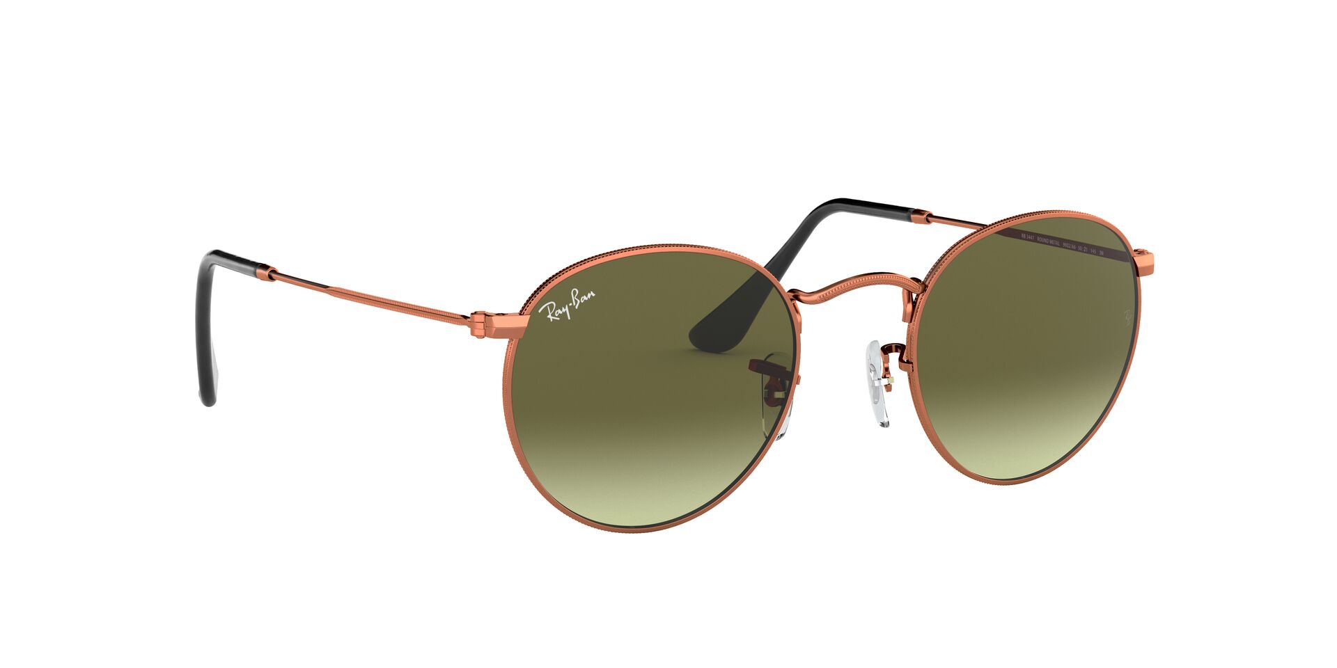 RAY-BAN RB3447 ROUND METAL 9002A6 53 - 9