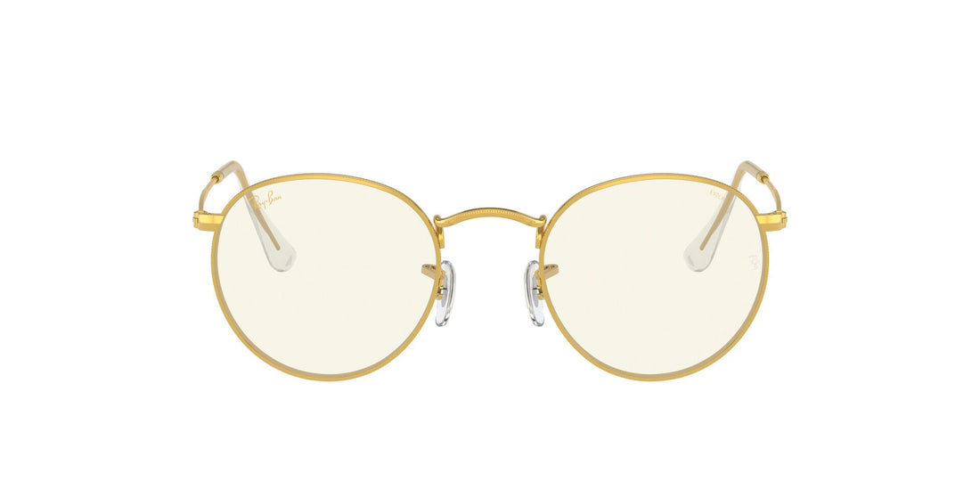 RAY-BAN RB3447 ROUND METAL 9196BL 53