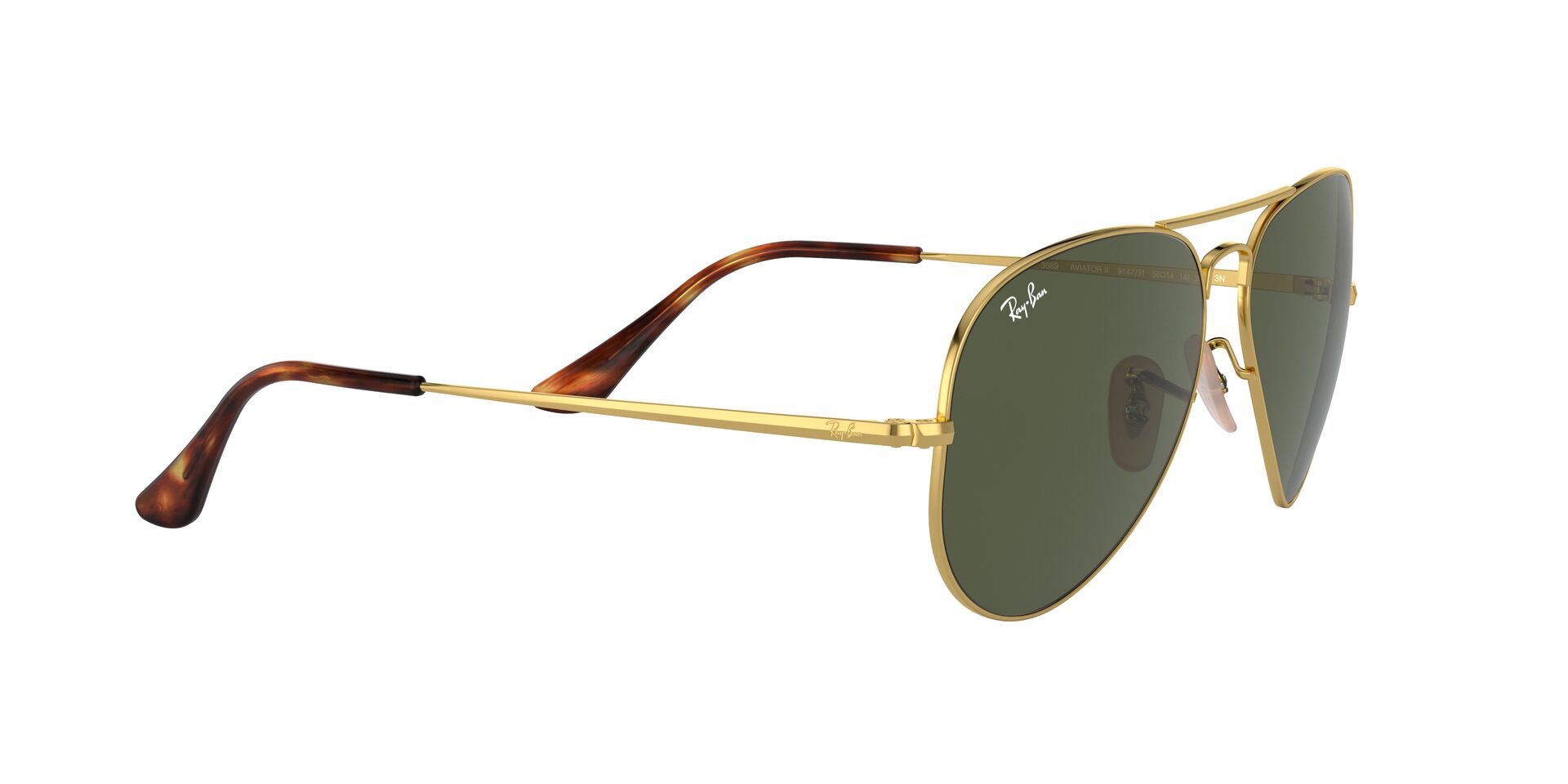 RAY-BAN RB3689 AVIATOR METAL II 914731 58 - 11