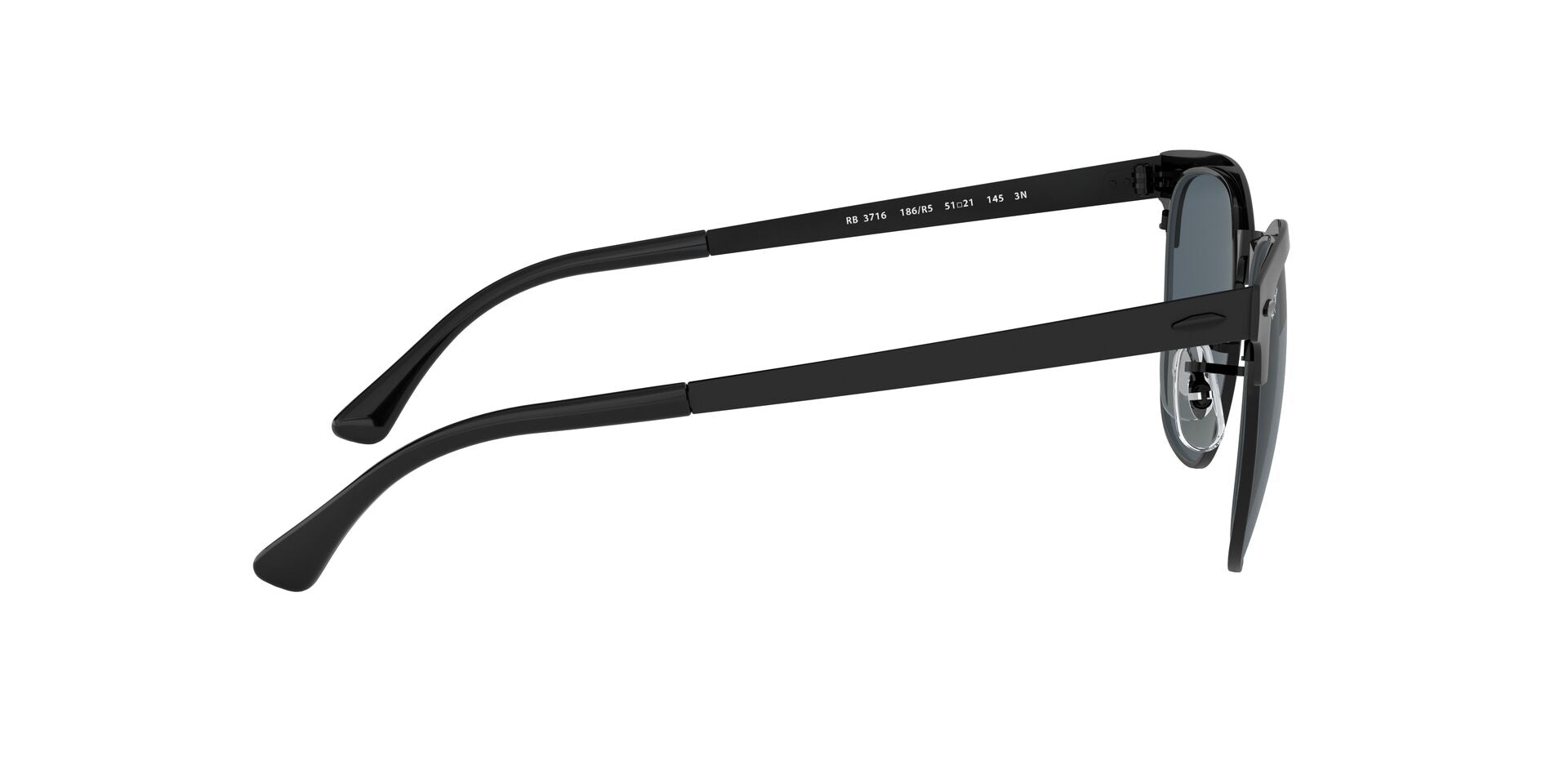 RAY-BAN RB3716 CLUBMASTER METAL 186/R5 51