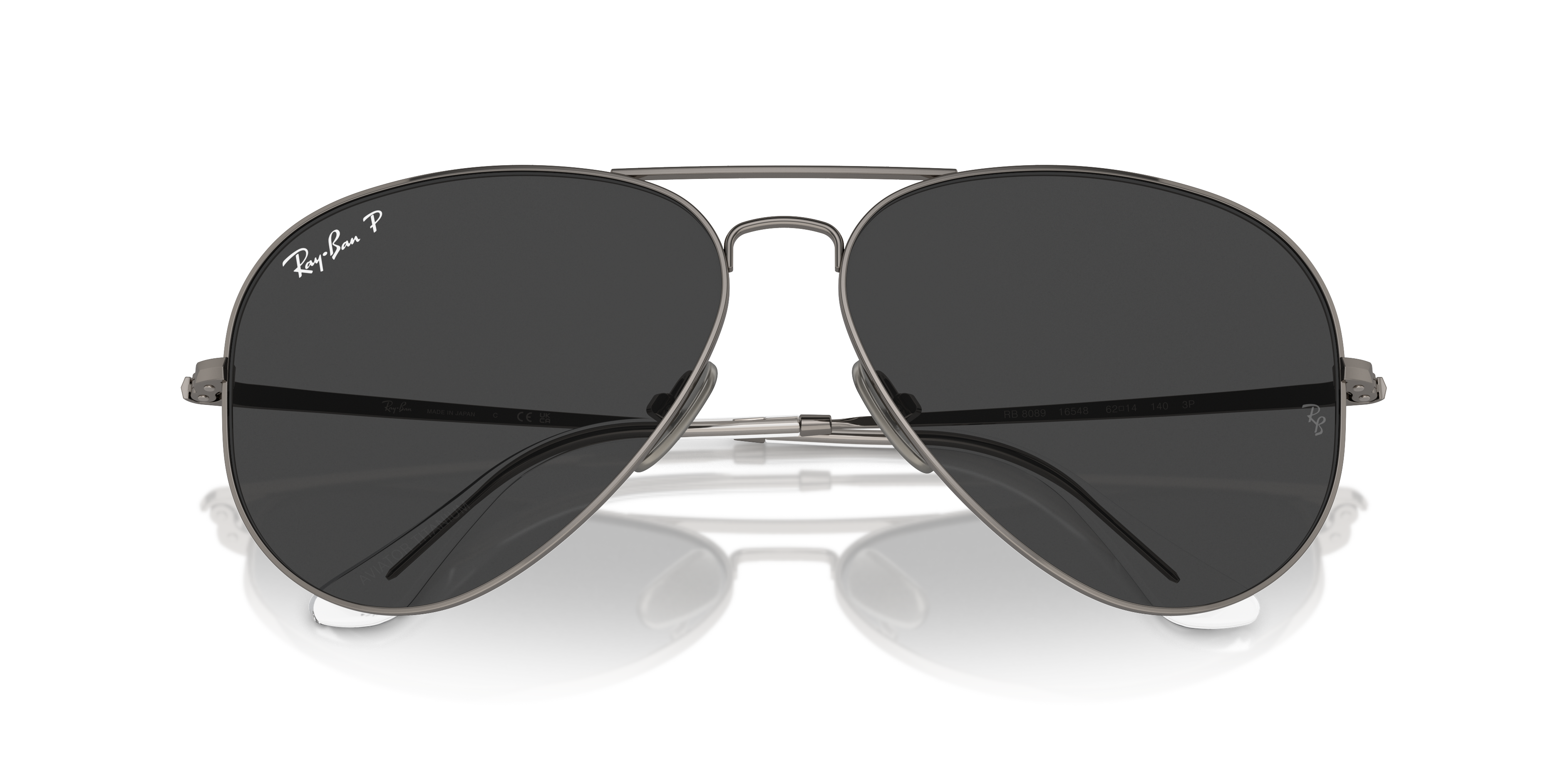 RAY-BAN RB8089 AVIATOR TITANIUM 165/48 58