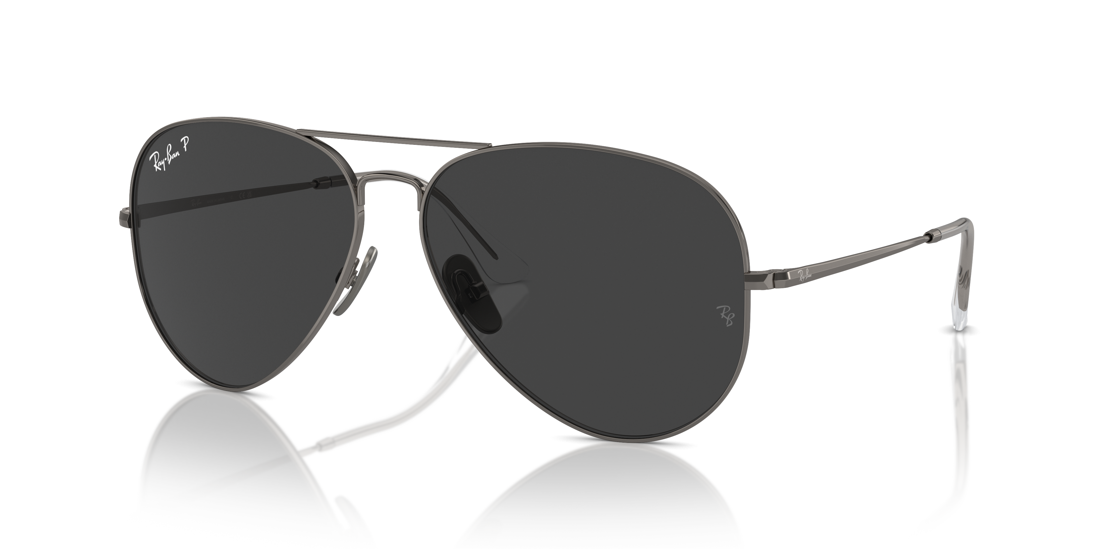 RAY-BAN RB8089 AVIATOR TITANIUM 165/48 58