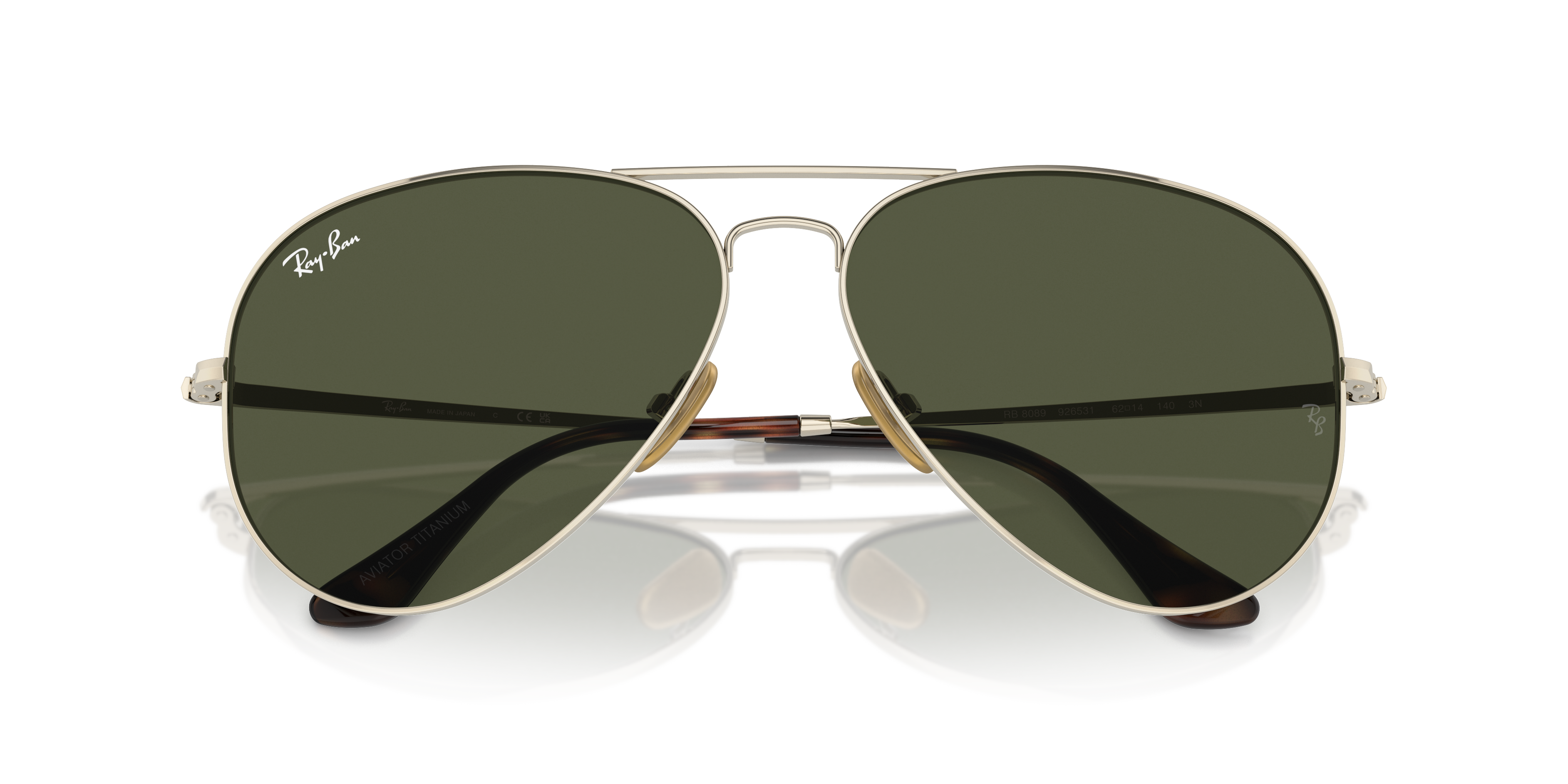 RAY-BAN RB8089 AVIATOR TITANIUM 926531 62
