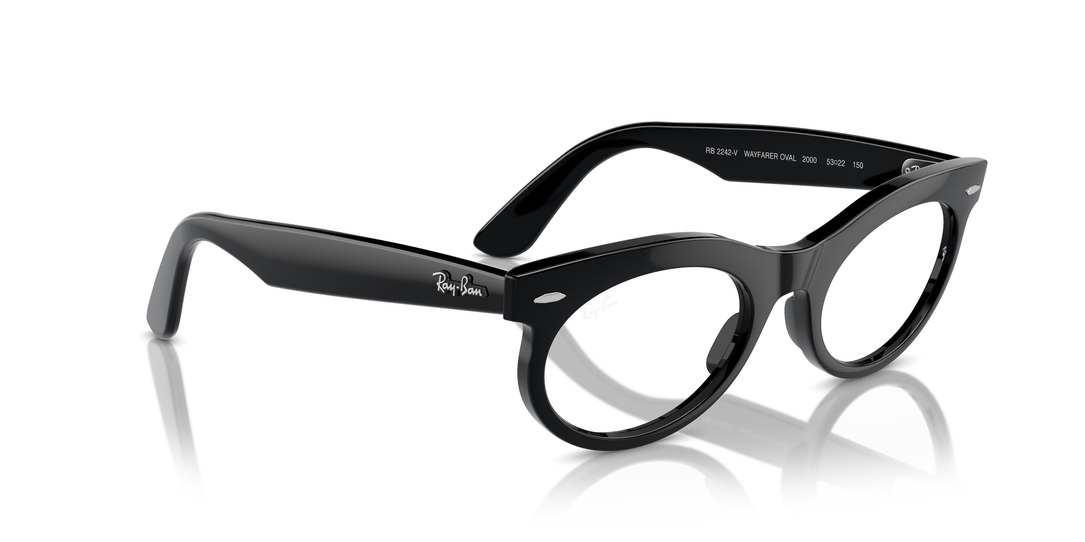 RAY-BAN RX2242V WAYFARER OVAL 2000 50