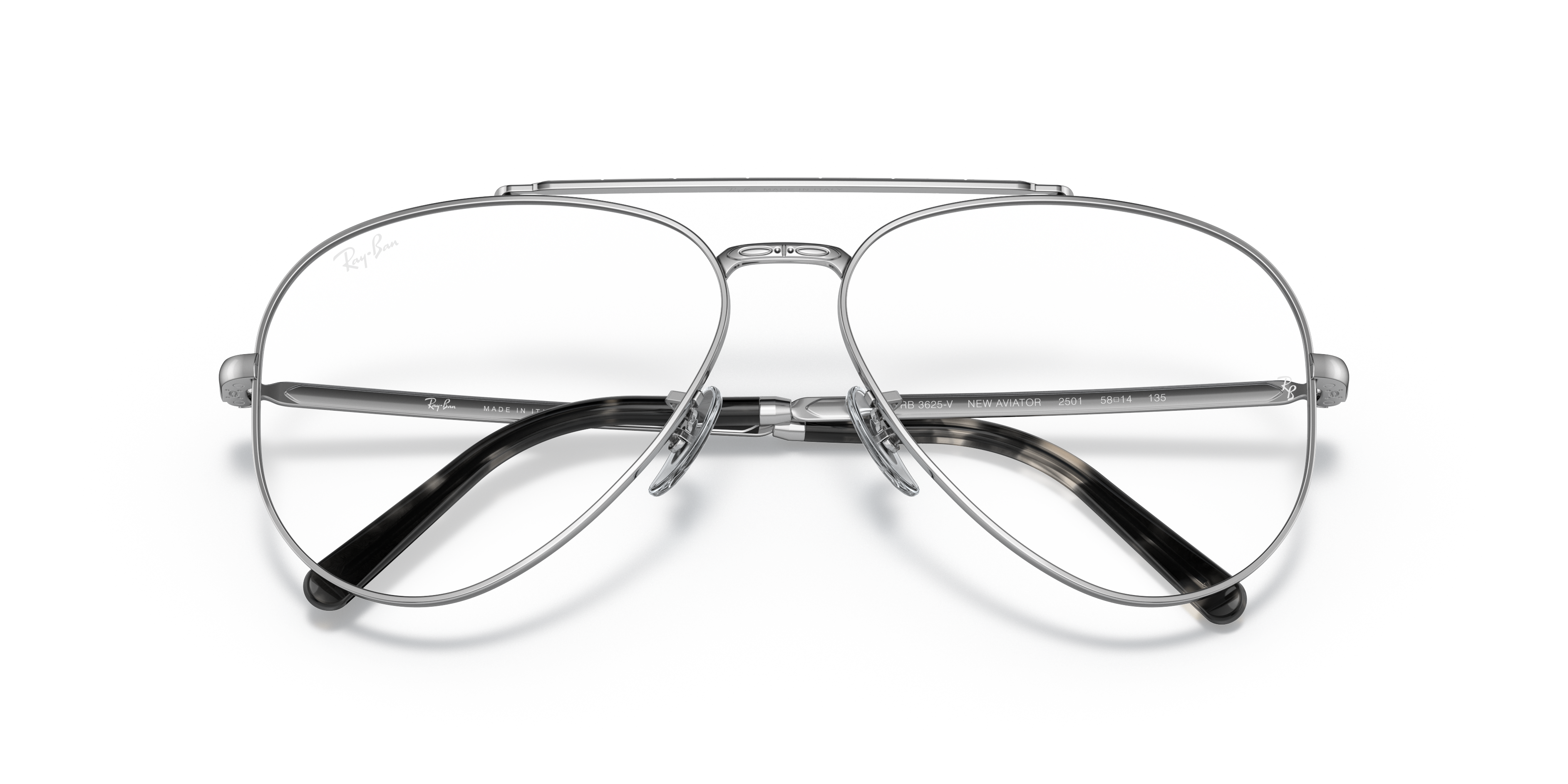 RAY-BAN RX3625V NEW AVIATOR 2501 58