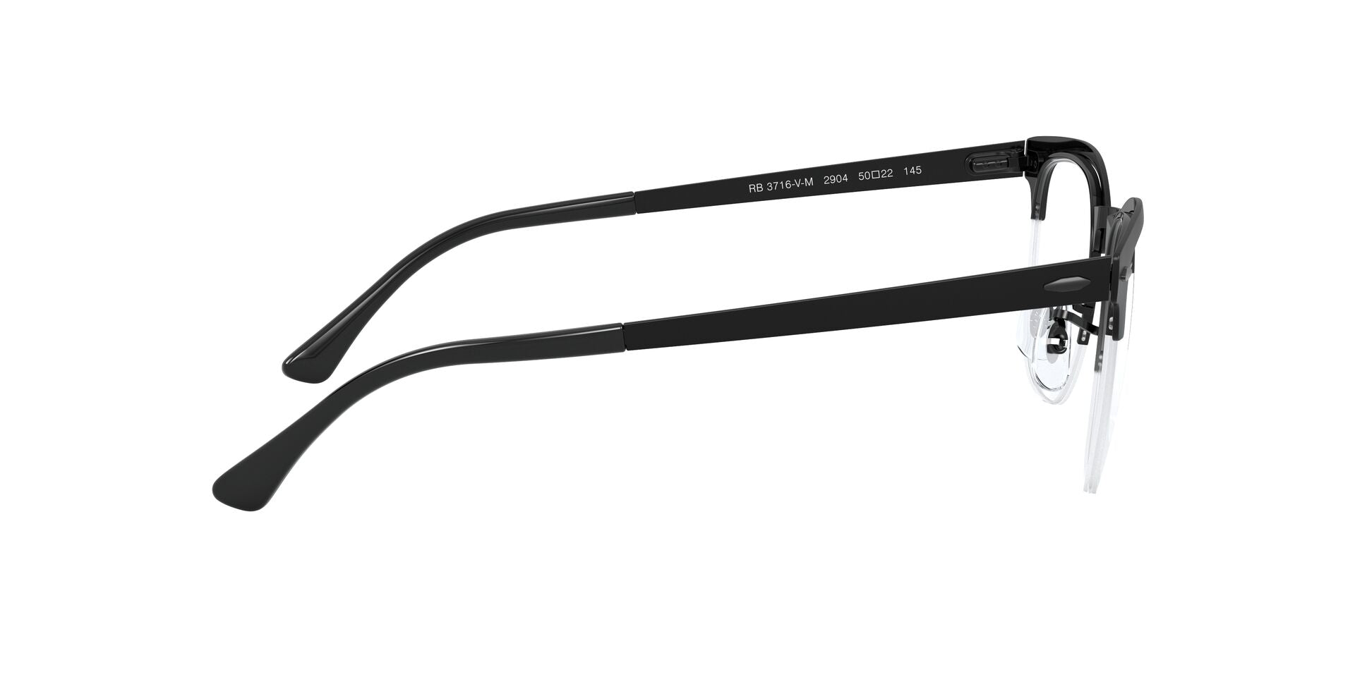 RAY-BAN RX3716VM CLUBMASTER METAL 2904 50