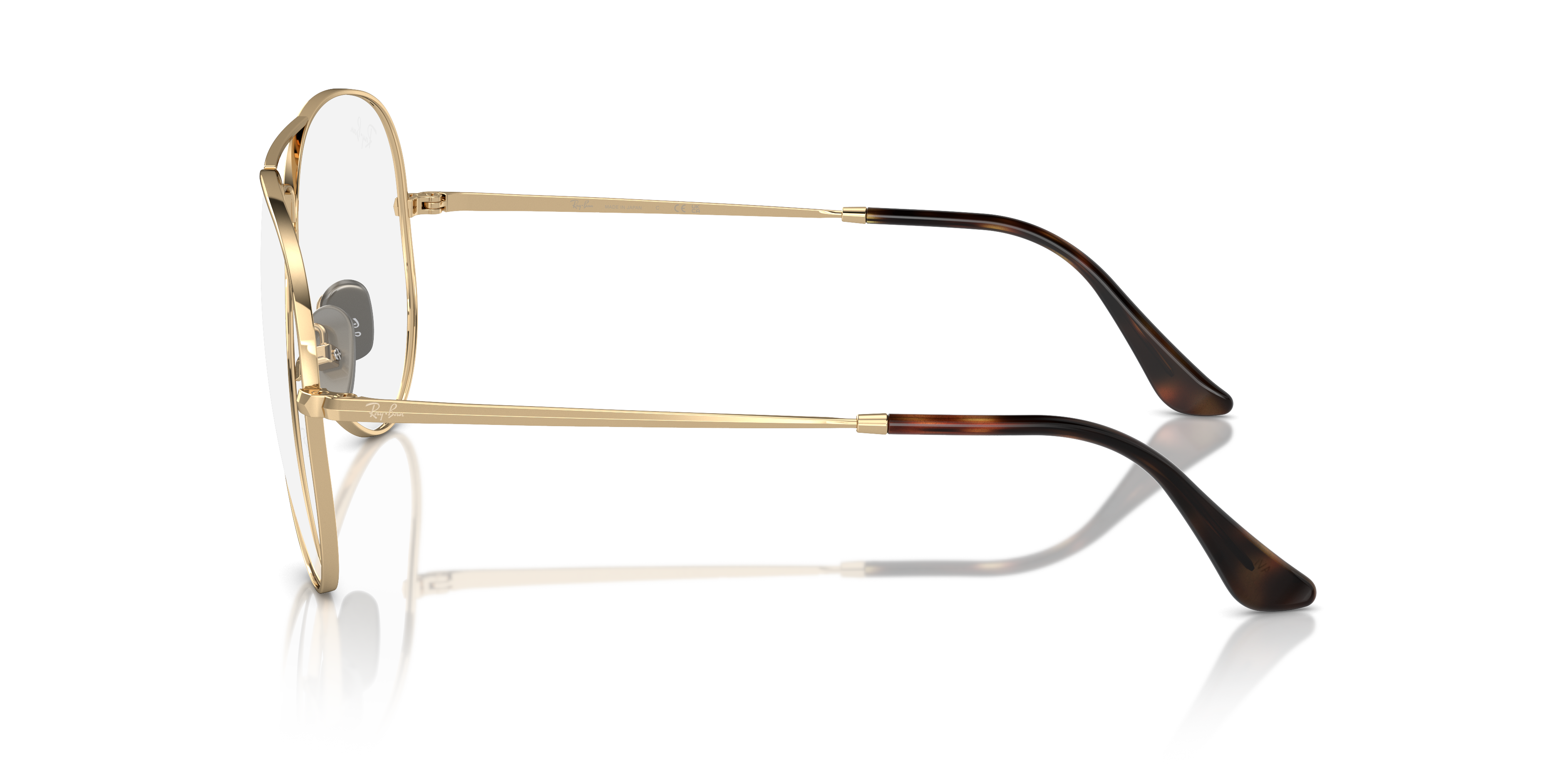 RAY-BAN RX8789 AVIATOR TITANIUM 1247 58