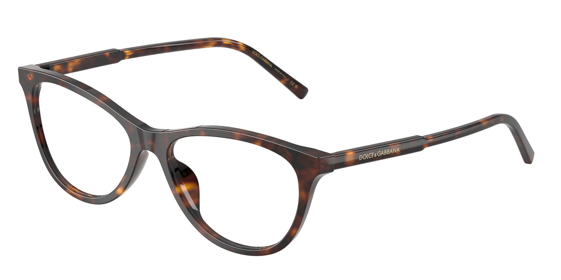 Brillen dolce & gabbana dg3443 502 havana cat eye femenino größe 55mm - Hauptansicht