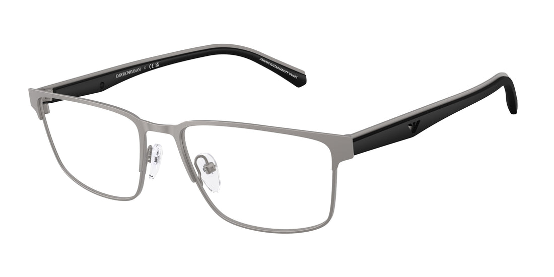 Occhiali da vista emporio armani ea1175 3003 gris rectangular masculino taglia 56mm - Vista principale