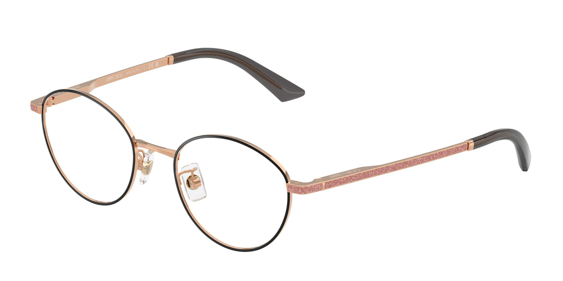Gafas graduadas jimmy choo jc2018jd 3022 rosa round femenino talla 48mm - Vista principal