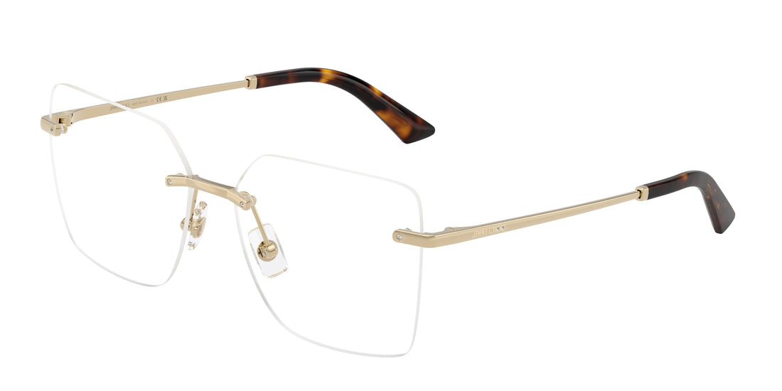 Lunettes de vue jimmy choo jc2020b 3017 dorado square femenino taille 55mm - Vue principale