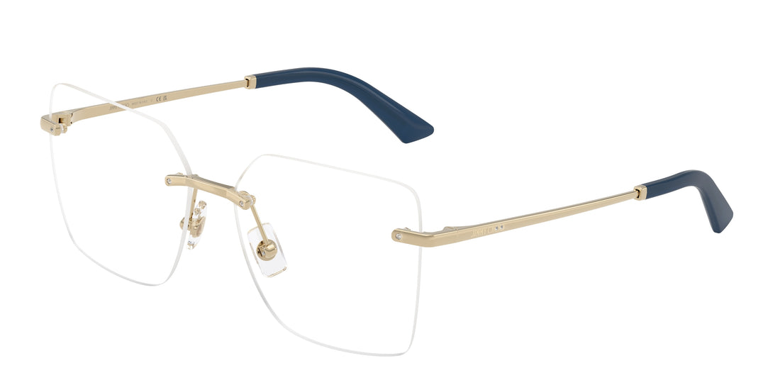 Lunettes de vue jimmy choo jc2020b 3027 dorado square femenino taille 55mm - Vue principale