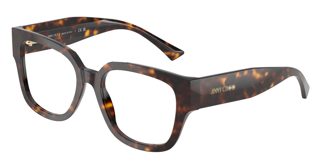 Lunettes de vue jimmy choo jc3042b 5002 havana square femenino taille 52mm - Vue principale