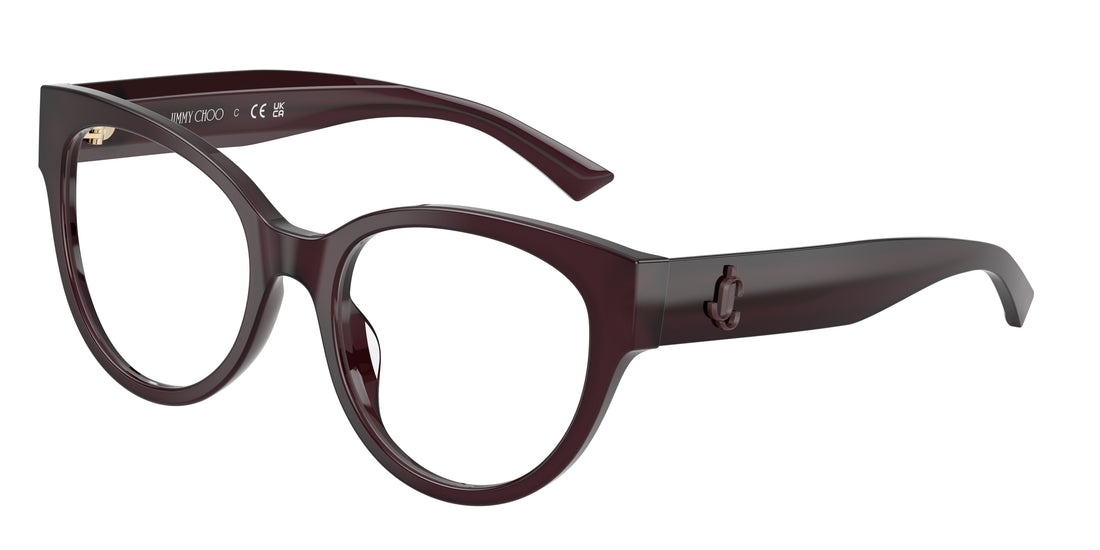 Óculos graduados jimmy choo jc3050u 5086 violeta pantos femenino tamanho 54mm - Vista principal
