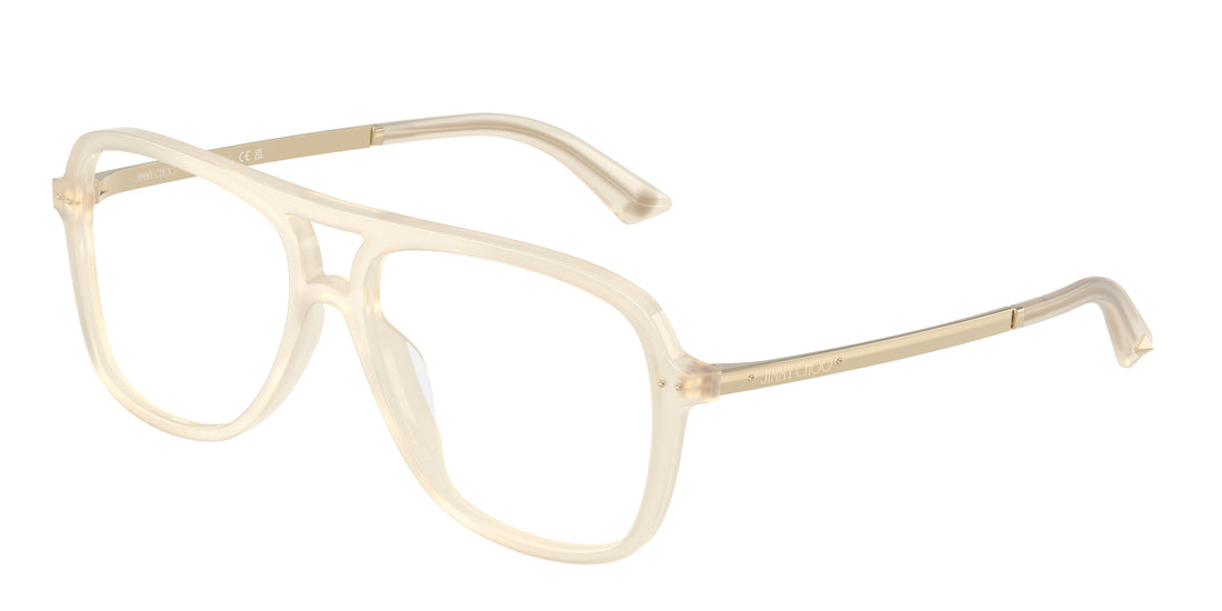 Óculos graduados jimmy choo jc3052u 5089 amarillo pilot femenino tamanho 55mm - Vista principal
