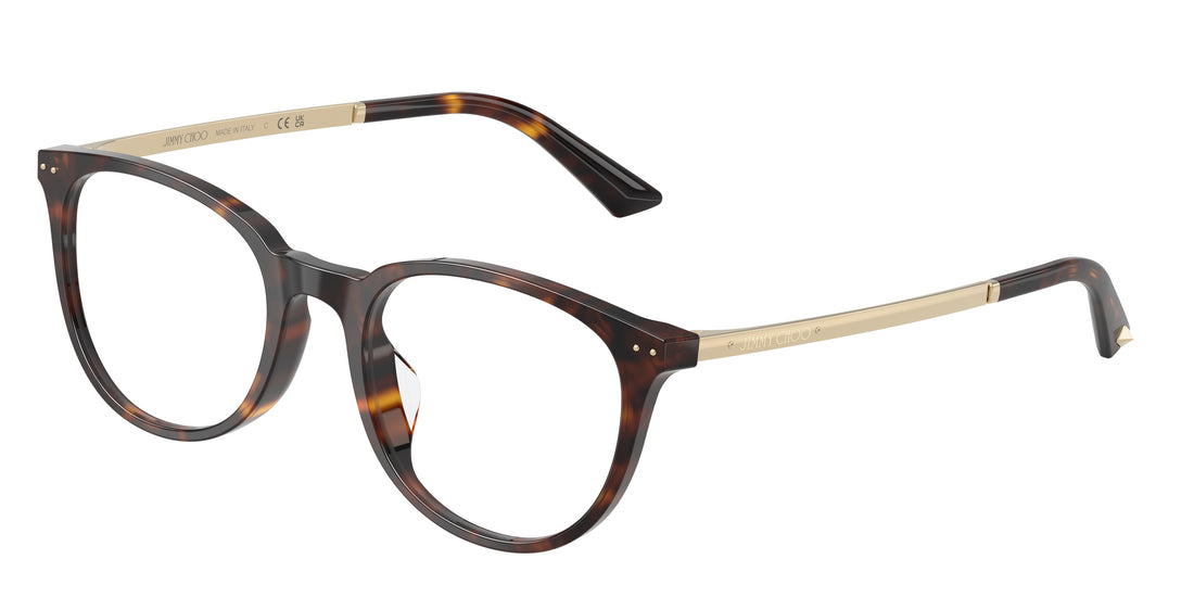 Óculos graduados jimmy choo jc3055d 5002 havana pantos femenino tamanho 52mm - Vista principal