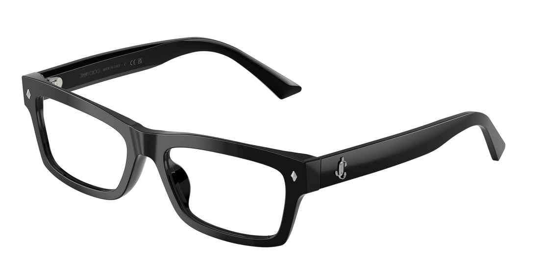 Óculos graduados jimmy choo jc3057u 5000 negro rectangular femenino tamanho 51mm - Vista principal