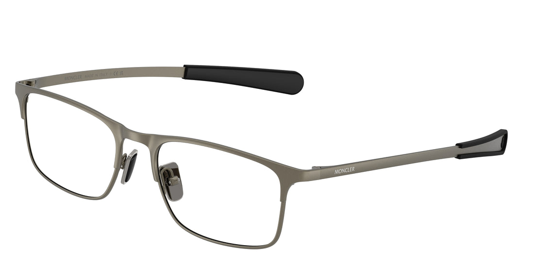 Prescription glasses moncler me1014 1002 gris rectangular unisex size 55mm - Main view