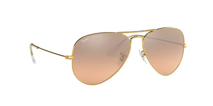 RAY-BAN RB3025 AVIATOR LARGE METAL 001/3E 55 - 17