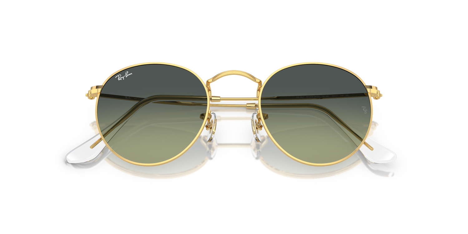 RAY-BAN RB3447 ROUND METAL 001/BH 53