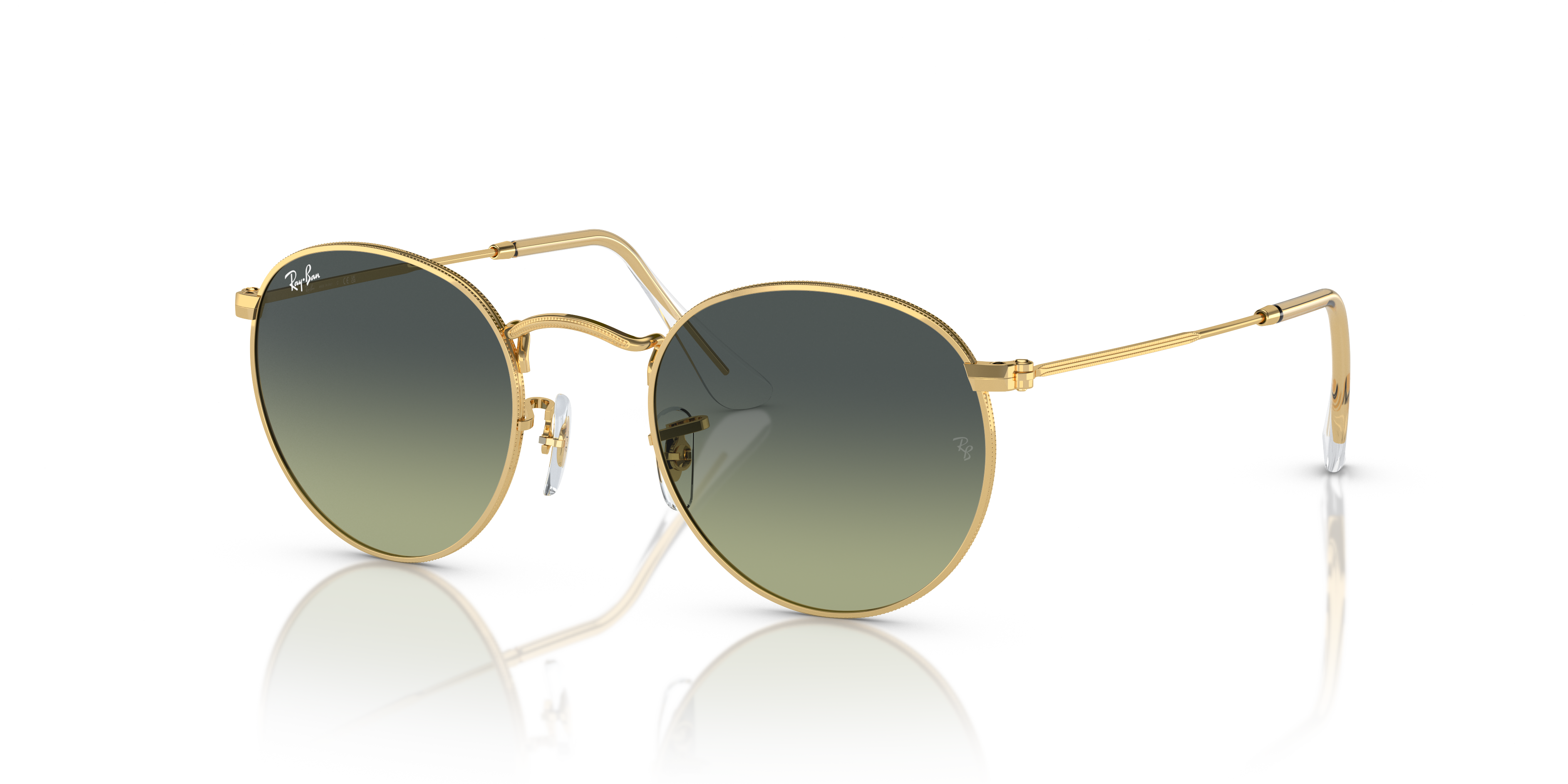 RAY-BAN RB3447 ROUND METAL 001/BH 47