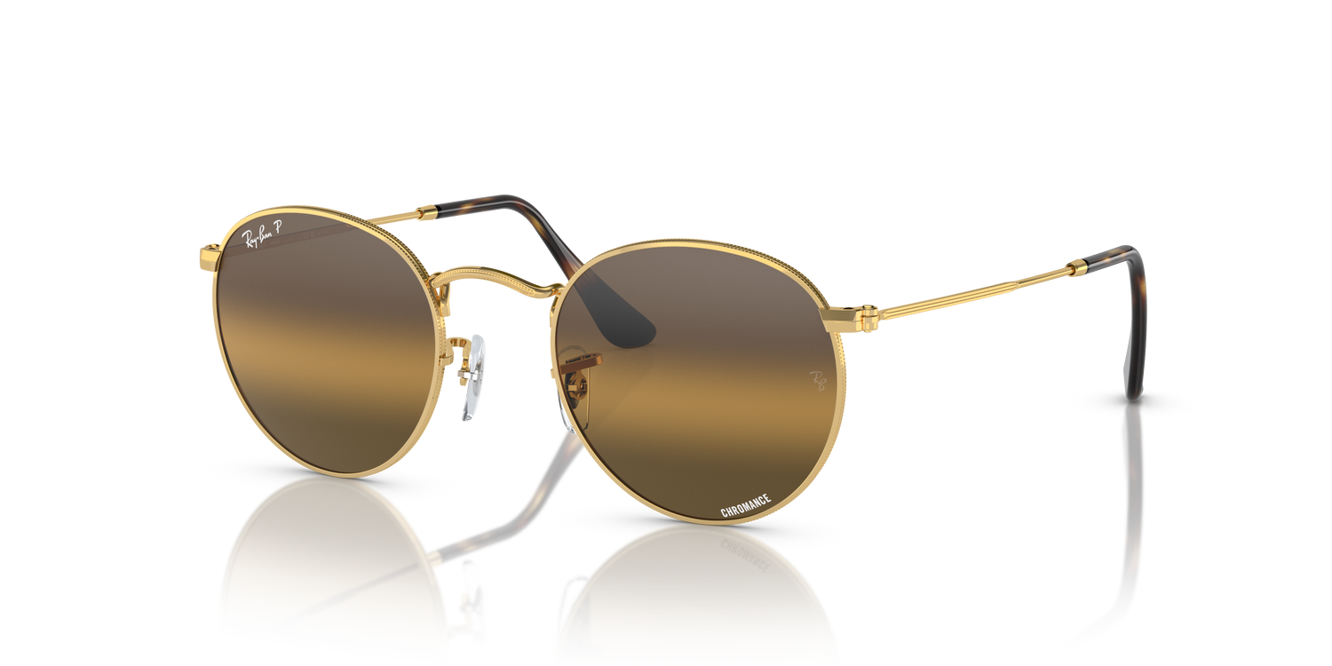RAY-BAN RB3447 ROUND METAL 001/G5 53