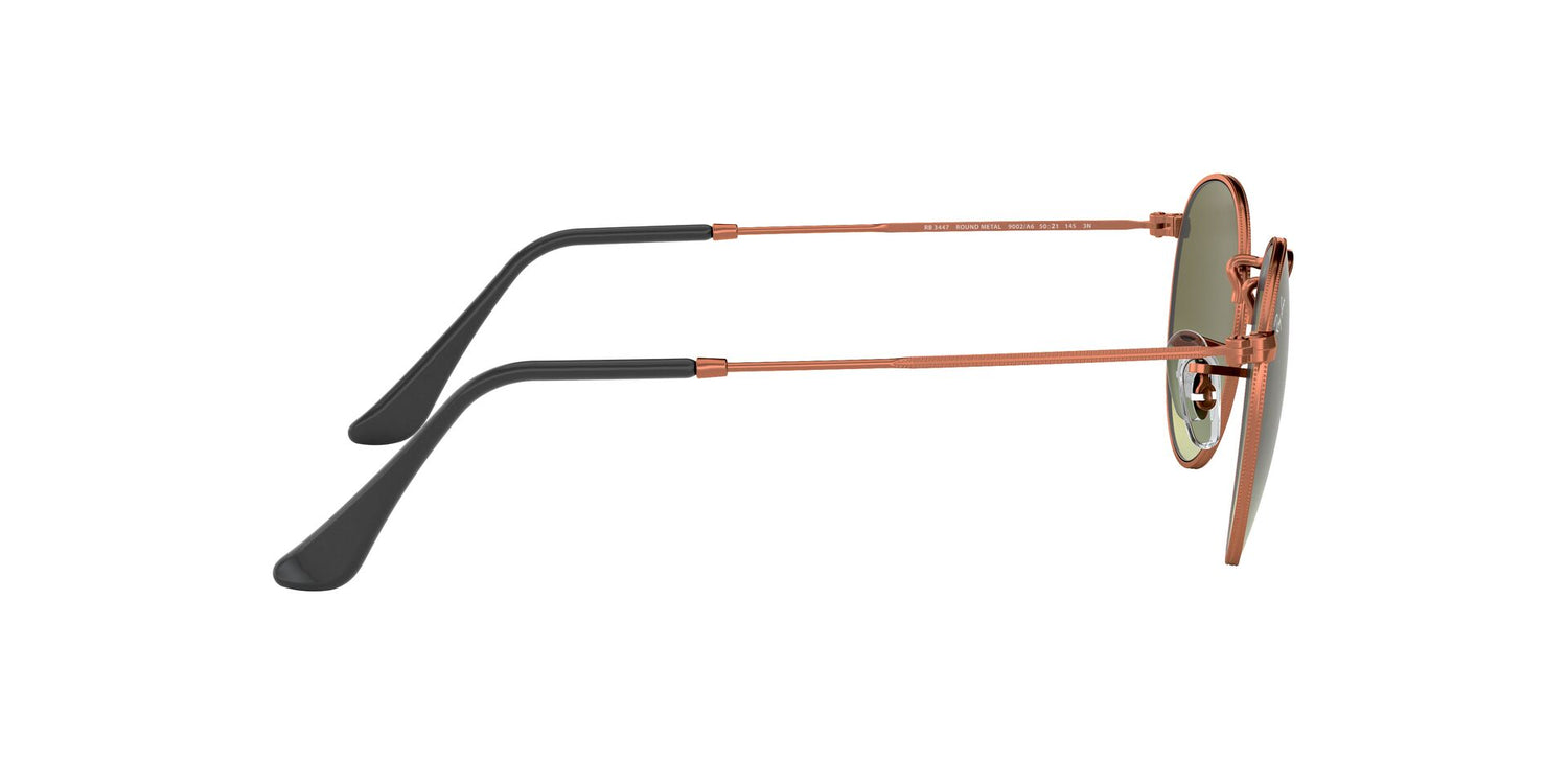 RAY-BAN RB3447 ROUND METAL 9002A6 47 - 7