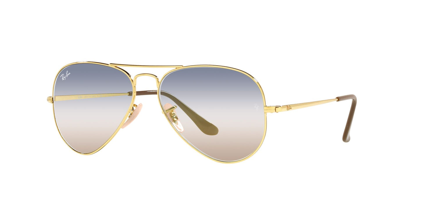 RAY-BAN RB3689 AVIATOR METAL II 001/GD 58