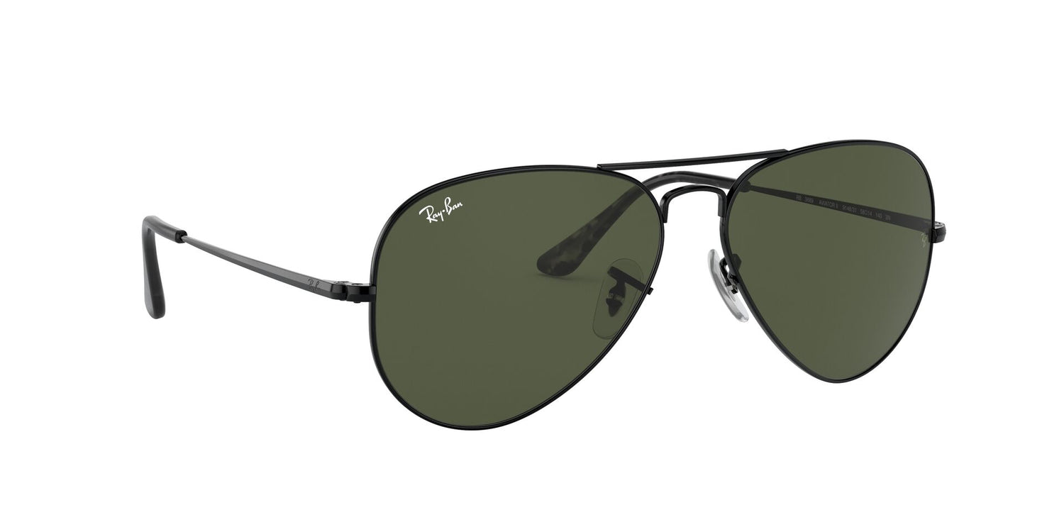 RAY-BAN RB3689 AVIATOR METAL II 914831 58