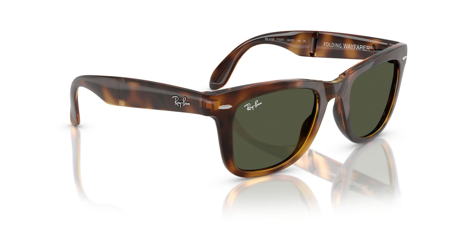 RAY-BAN RB4105 FOLDING WAYFARER 710/31 50