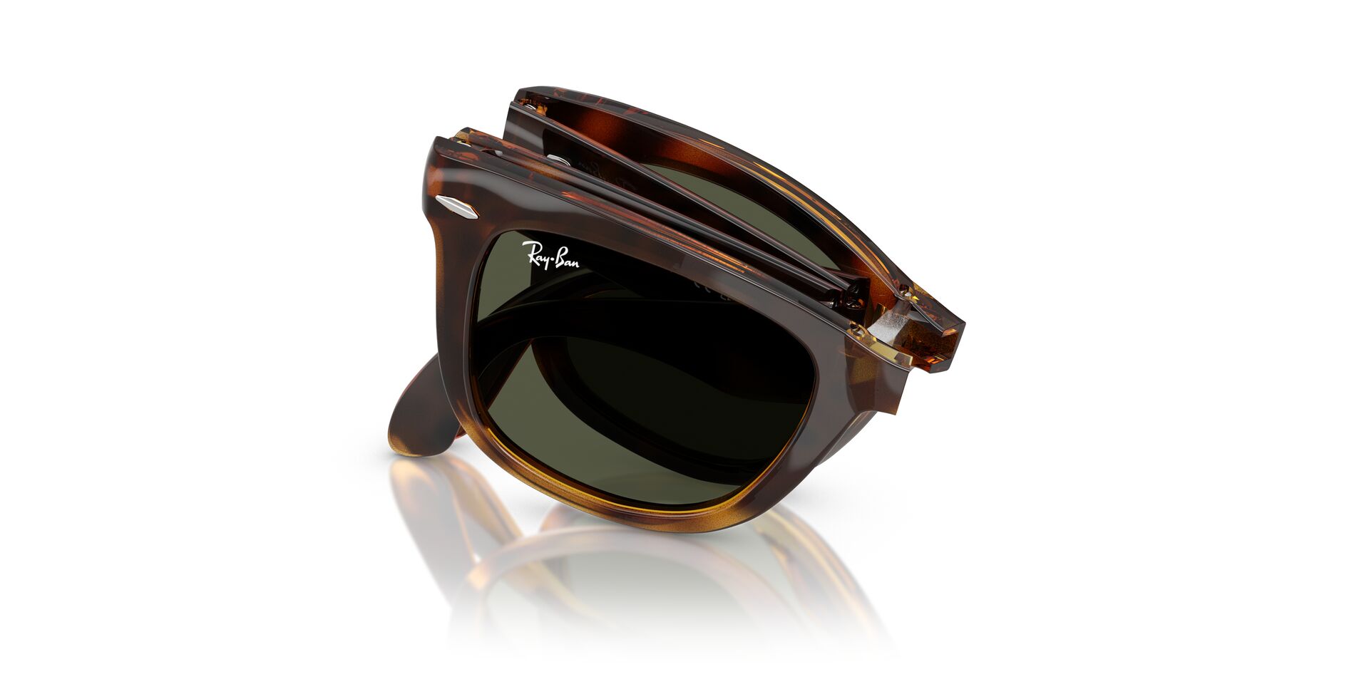 RAY-BAN RB4105 FOLDING WAYFARER 710/31 50