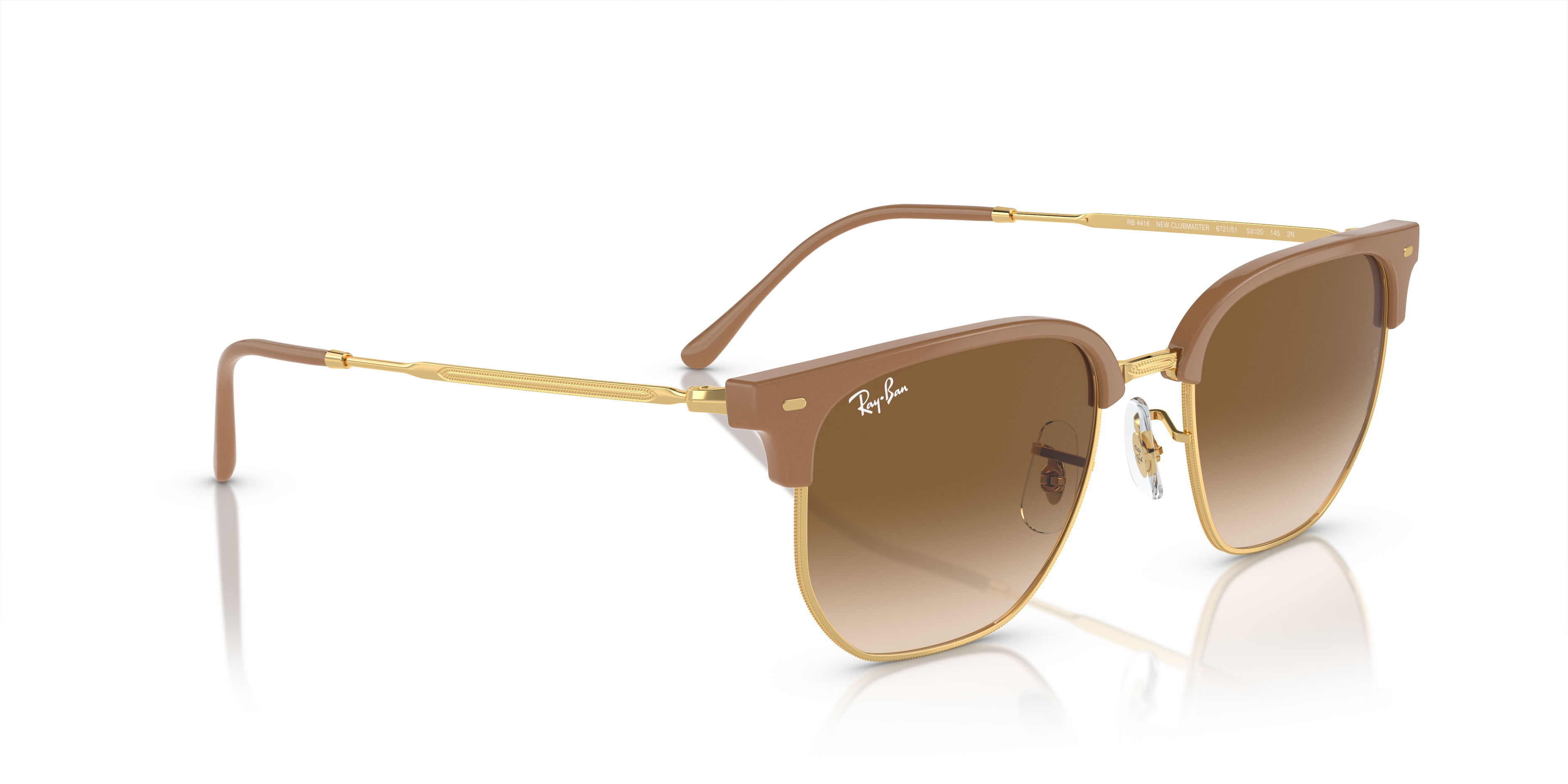 RAY-BAN RB4416 NEW CLUBMASTER 672151 51