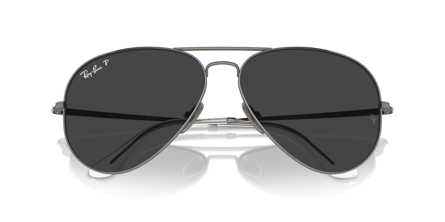 RAY-BAN RB8089 AVIATOR TITANIUM 165/48 58