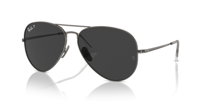 RAY-BAN RB8089 AVIATOR TITANIUM 165/48 62