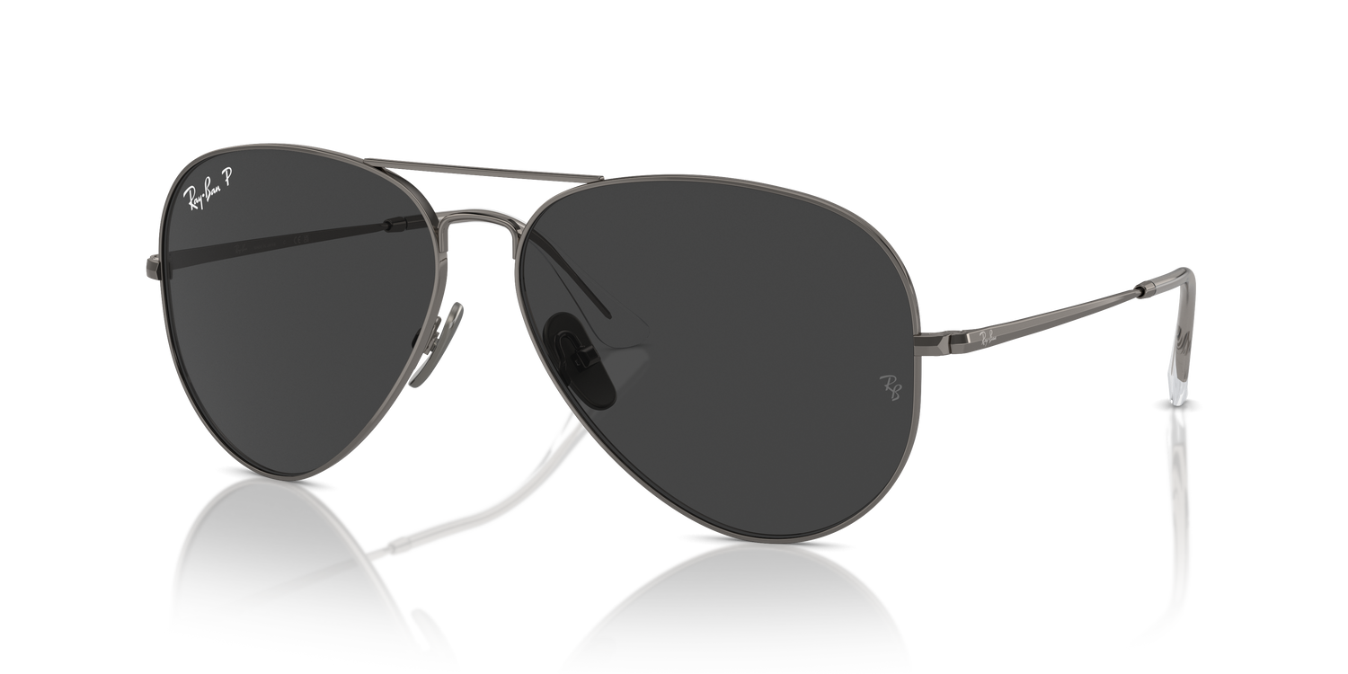 RAY-BAN RB8089 AVIATOR TITANIUM 165/48 58