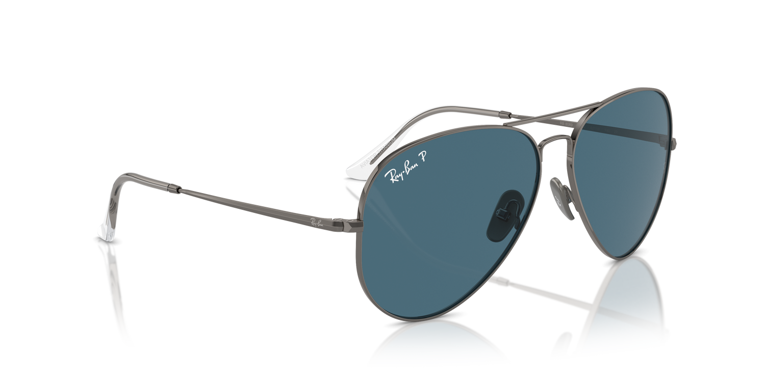 RAY-BAN RB8089 AVIATOR TITANIUM 165/S2 58
