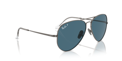 RAY-BAN RB8089 AVIATOR TITANIUM 165/S2 62