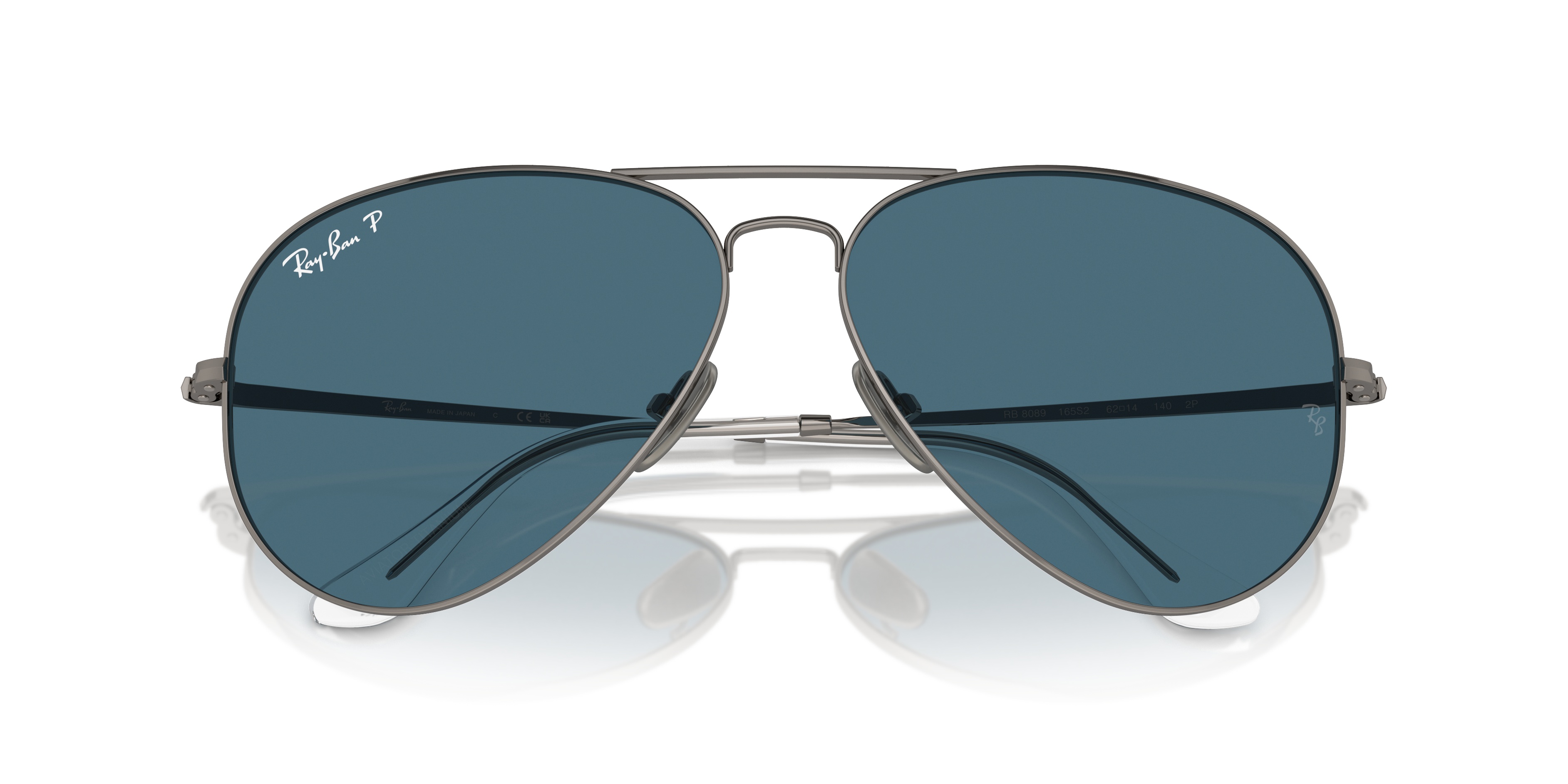 RAY-BAN RB8089 AVIATOR TITANIUM 165/S2 58
