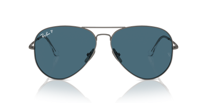 RAY-BAN RB8089 AVIATOR TITANIUM 165/S2 62