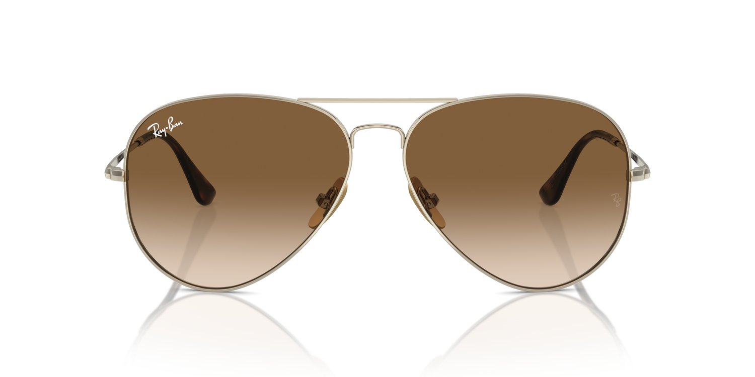 RAY-BAN RB8089 AVIATOR TITANIUM 926551 58