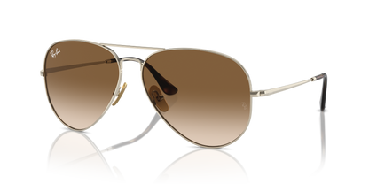 RAY-BAN RB8089 AVIATOR TITANIUM 926551 58