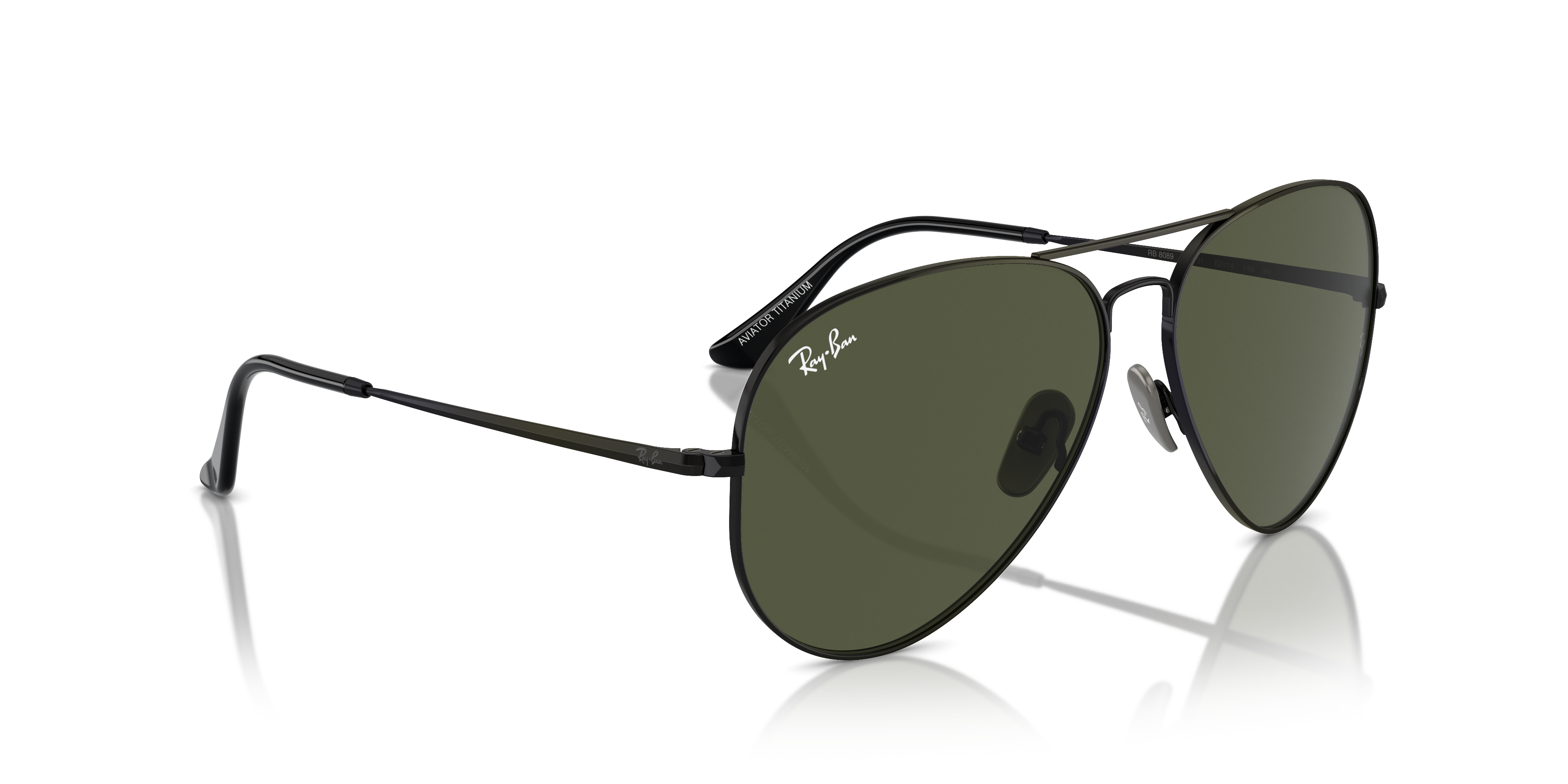 RAY-BAN RB8089 AVIATOR TITANIUM 926731 58