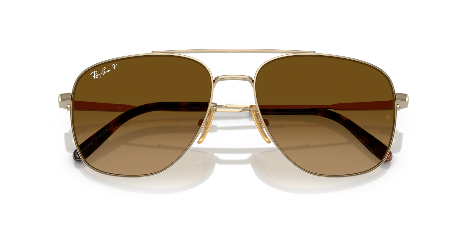 RAY-BAN RB8097 WILLIAM TITANIUM 9265M2 59