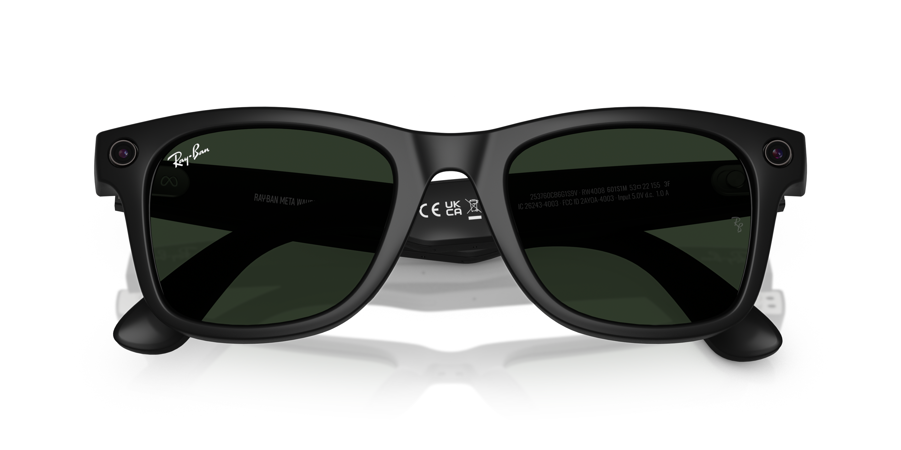 RAY-BAN META RW4008 WAYFARER 601S1M 53