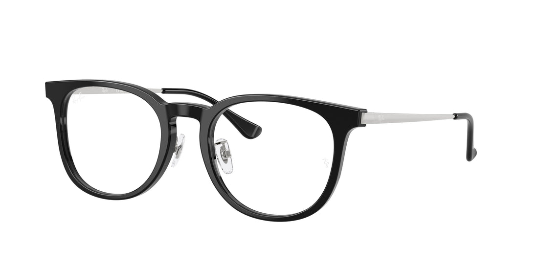 Brillen ray-ban rx5453d 2000 negro square unisex größe 52mm - Hauptansicht