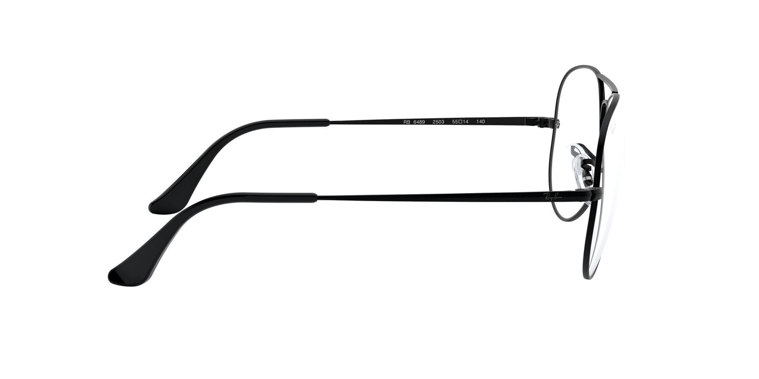 RAY-BAN RX6489 AVIATOR 2503 58