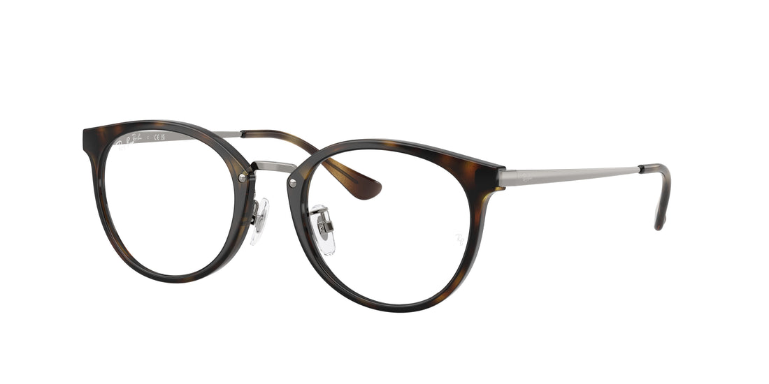 Brillen ray-ban rx7266d 2012 havana pantos unisex größe 49mm - Hauptansicht