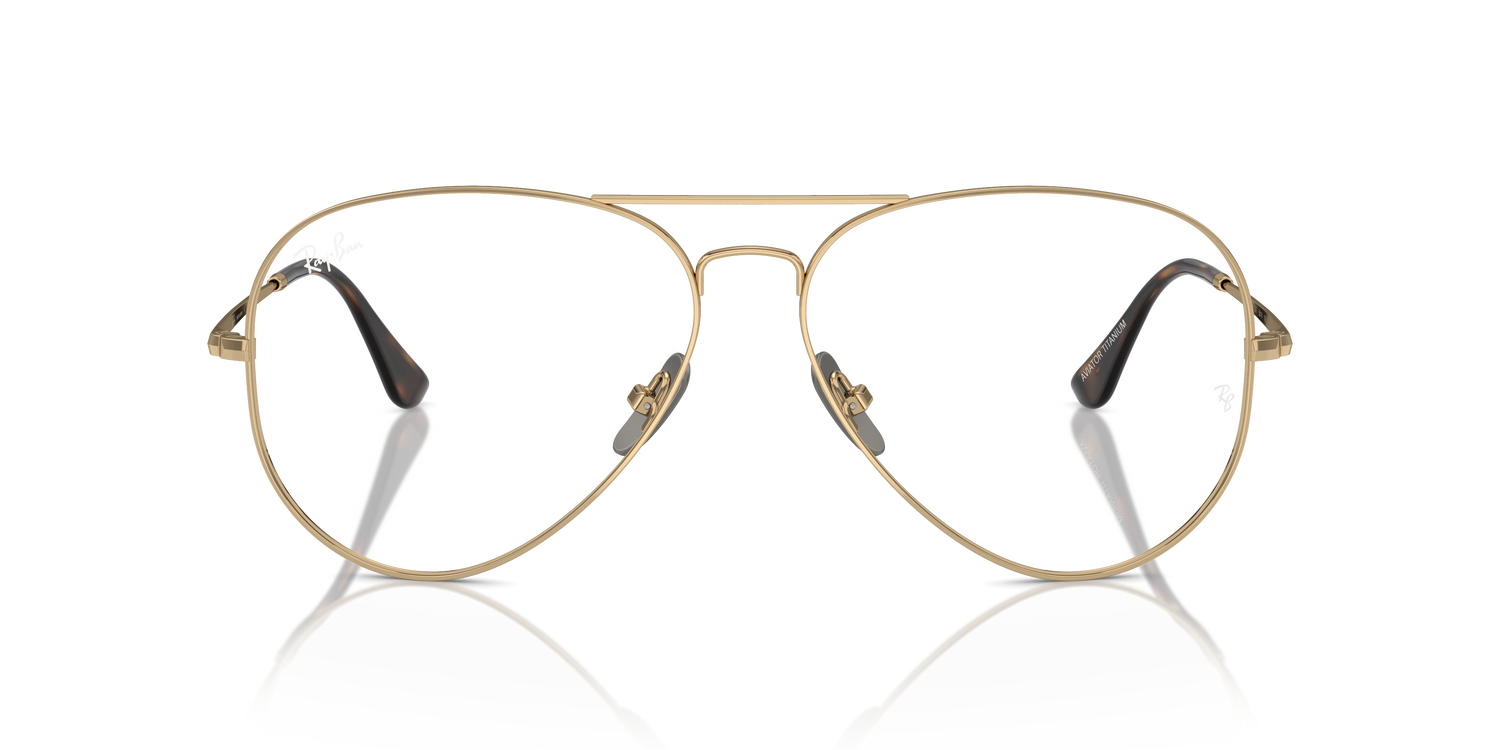 RAY-BAN RX8789 AVIATOR TITANIUM 1247 58
