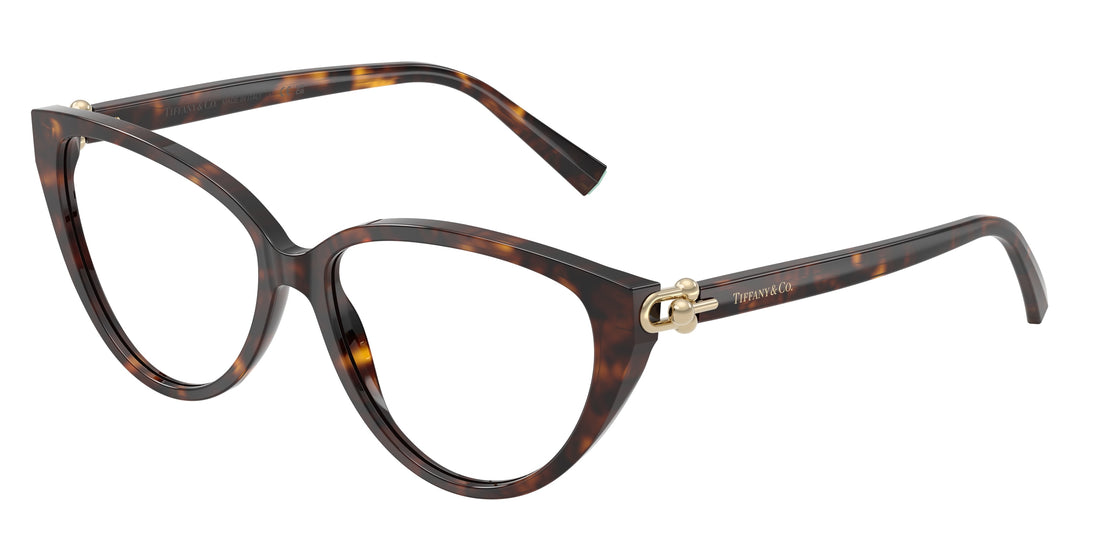 Gafas graduadas tiffany tf2292 8015 havana cat eye femenino talla 57mm - Vista principal